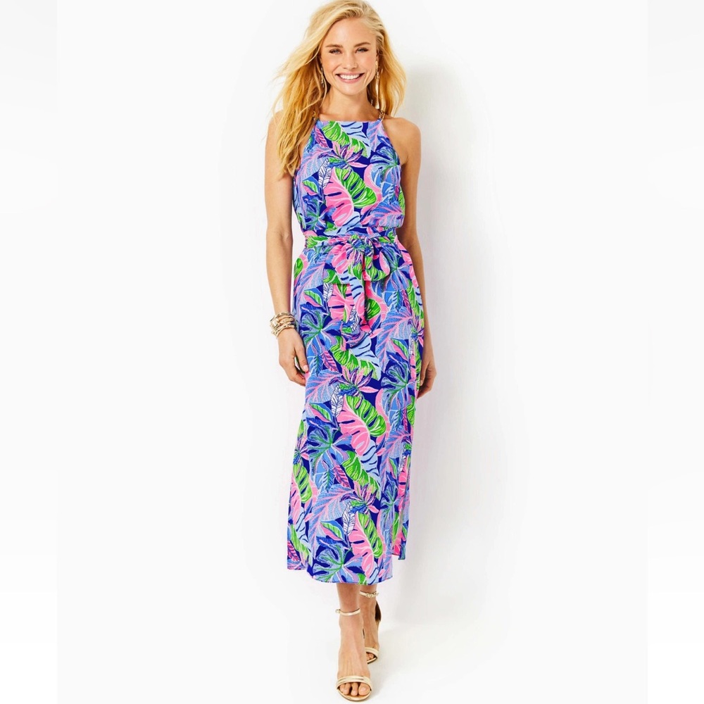 Lilly Pulitzer Joannah Silk Midi Dress